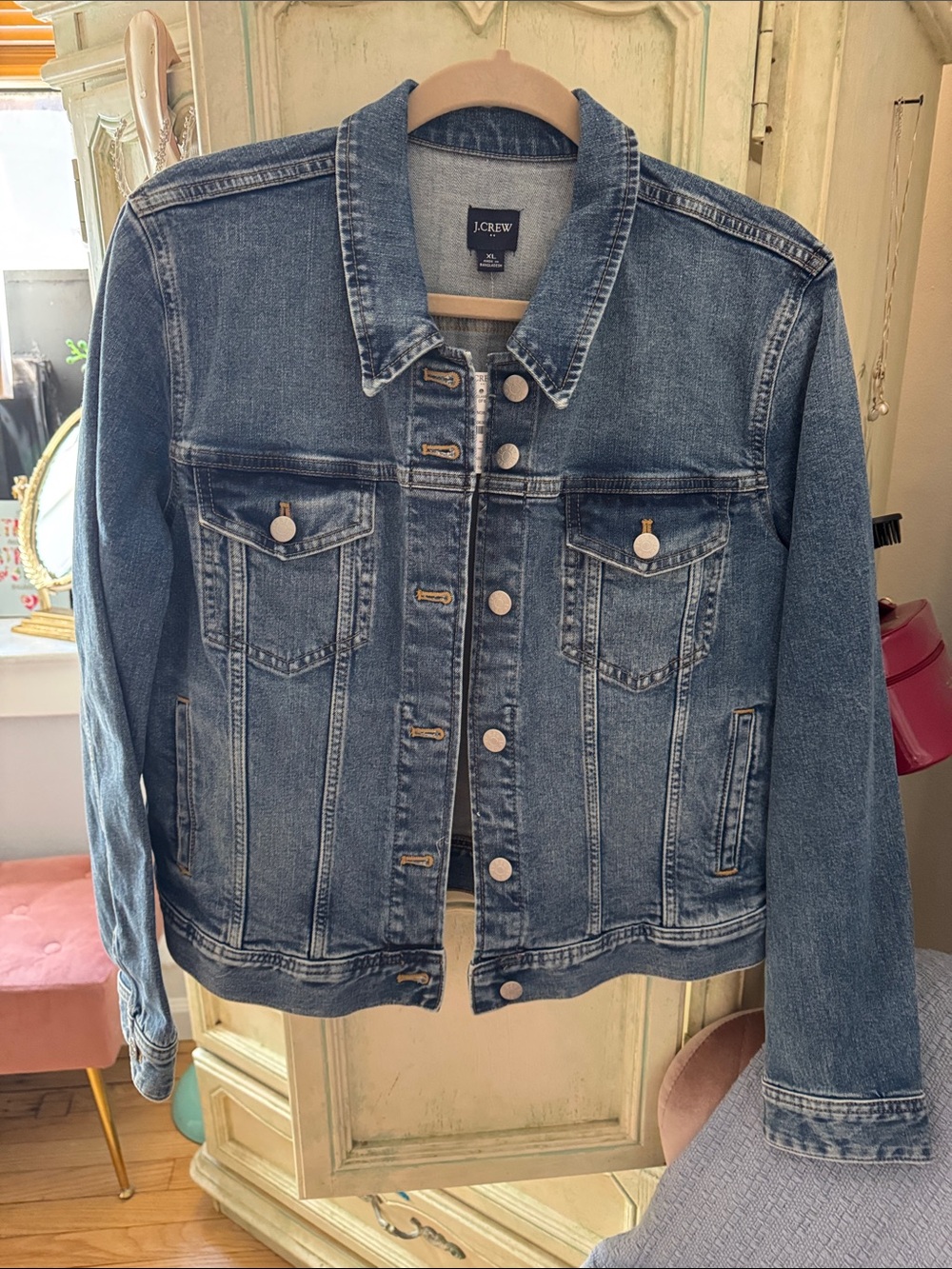 J. Crew Medium Wash Blue Denim Jacket